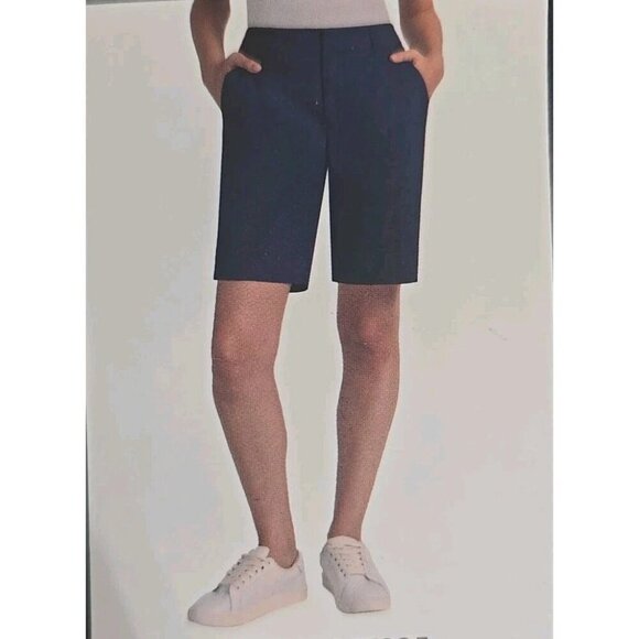 NEW Matty M Women's Size XXL Navy Cotton Blend Bermuda Shorts - Picture 2 of 8